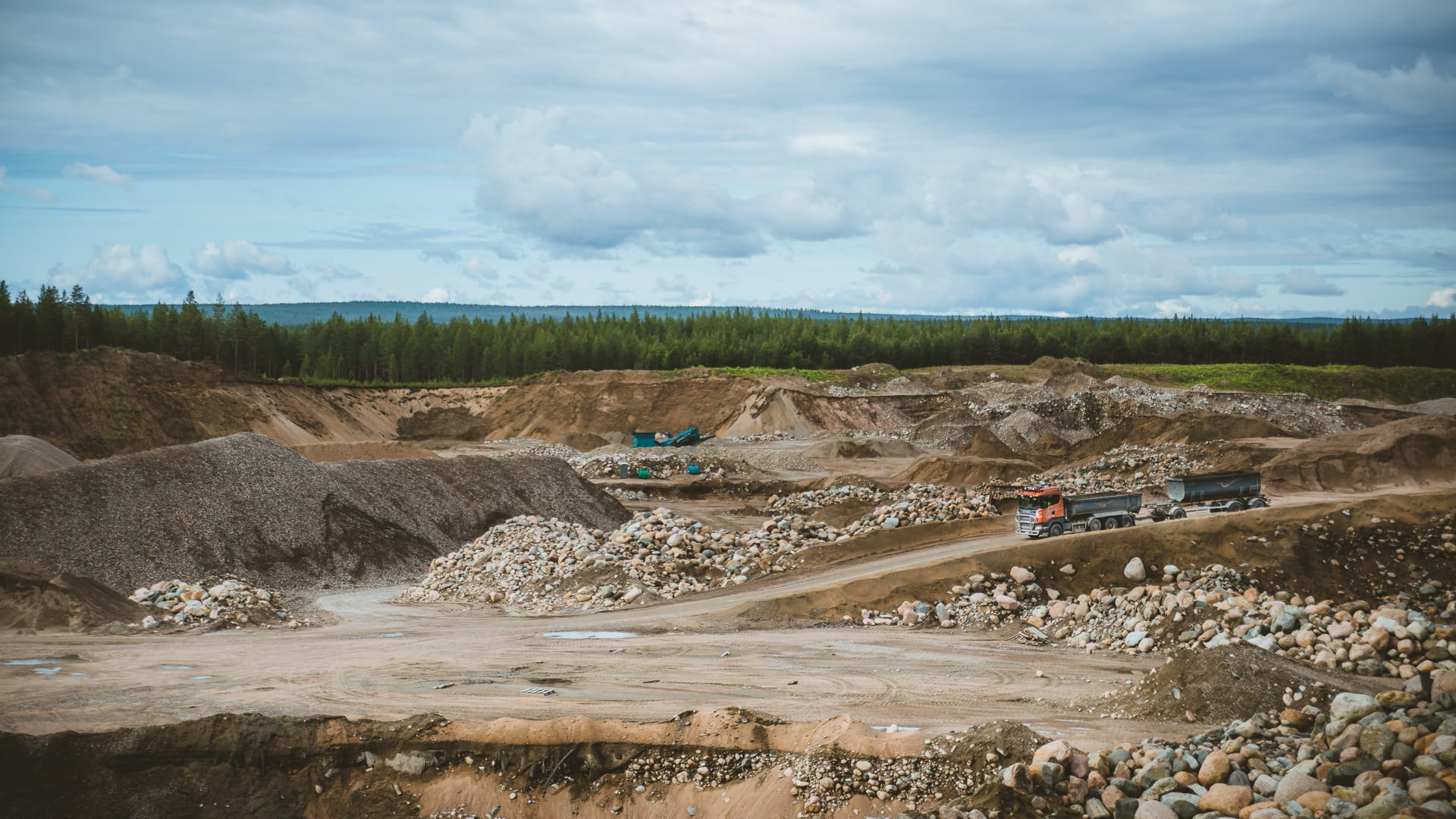 Maisema hiekanottopaikalta