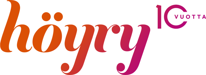 Höyry 10 vuotta | Digi- ja mainostoimisto Höyry Höyry 10 vuotta logo