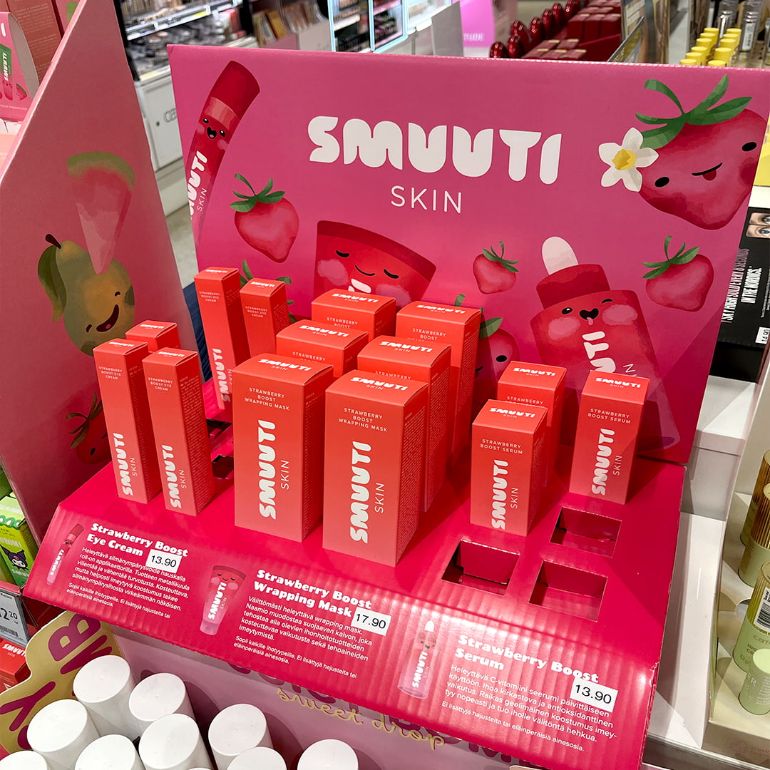 smuuti skin pahvinen pöytäteline